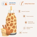 Gourde bestie 460ml Girafe