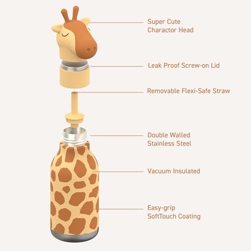 Gourde bestie 460ml Girafe