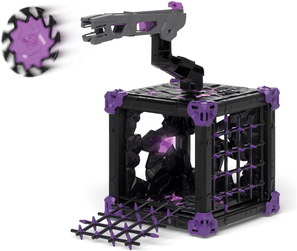 Schleich Eldrador Creatures - Battle Cave with Shadow Tiger Figure & Shooting Weapon Toy Playset - Interactive Cave  Monster Figurine - Fantasy Toys f