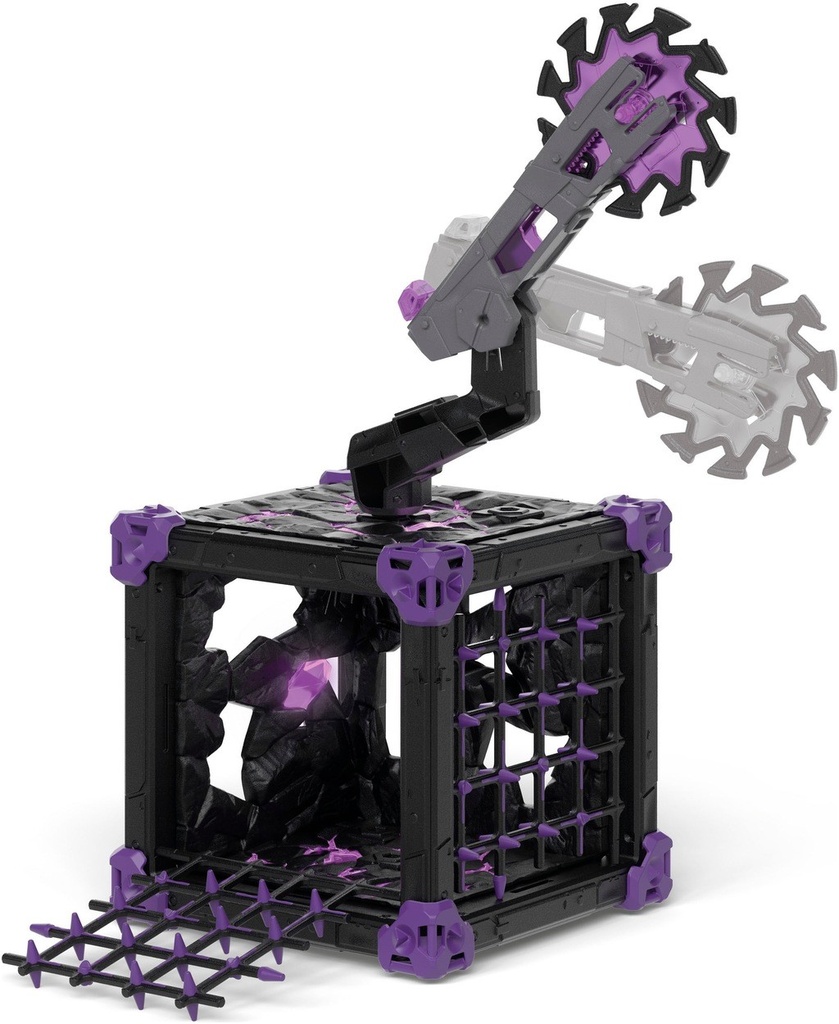 Schleich Eldrador Creatures - Battle Cave with Shadow Tiger Figure & Shooting Weapon Toy Playset - Interactive Cave  Monster Figurine - Fantasy Toys f