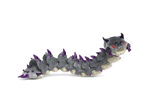 Schleich ELDRADOR CREATURES   Schattenwurm 70830   ELDRADOR Schleich Monster Spielfigur Mit Beweglichem Körper   Tolles Geschenk Für Mädchen Und Ju