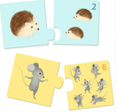 Puzzle Duo Bébés animaux 12 pcs