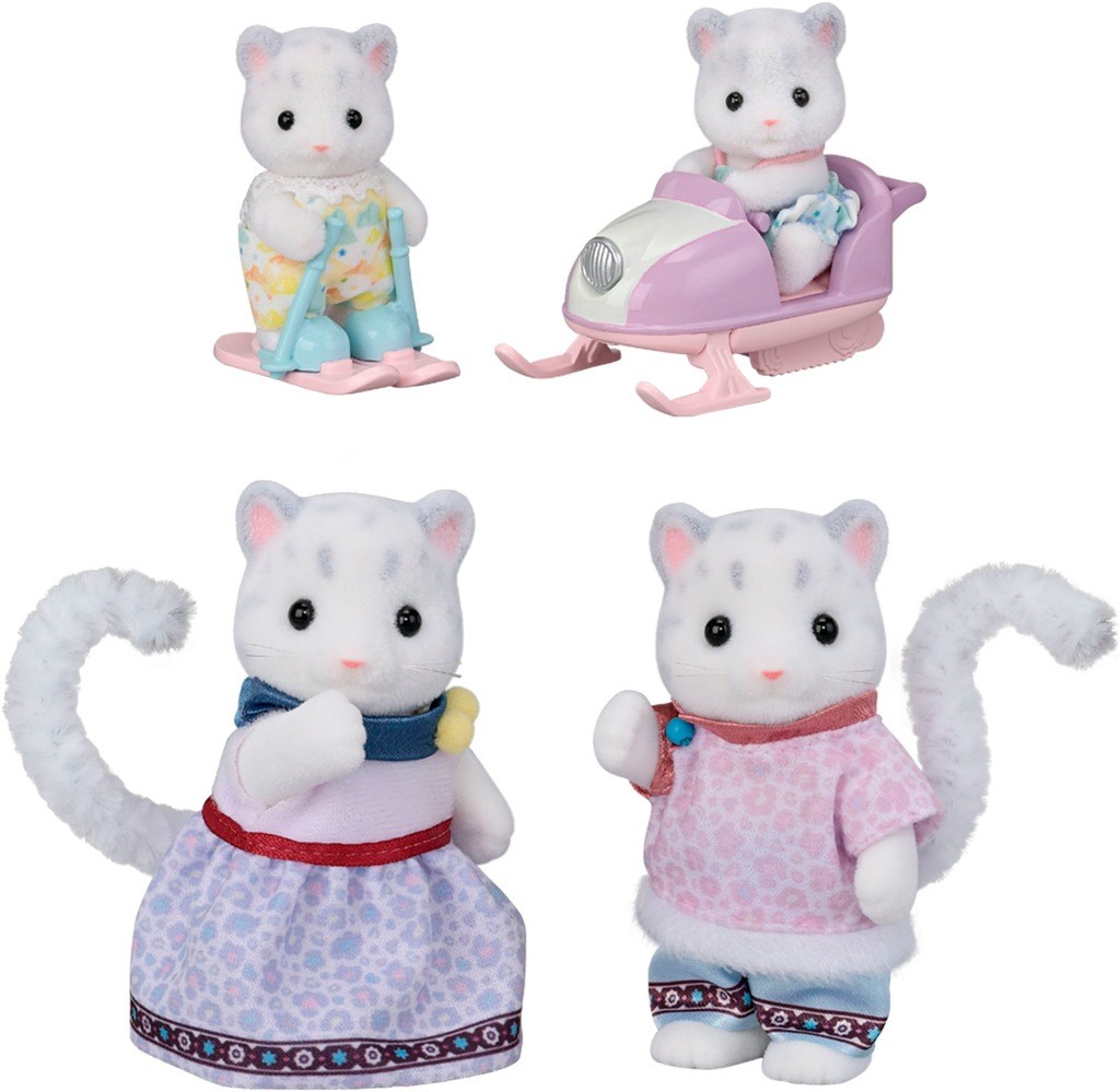 Sylvanian Families Snow Leopard Family Figures
