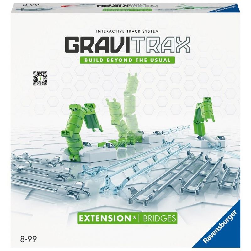 Ravensburger GraviTrax Bridges Expansion Pack Add on Extension Accessory - Marble Run and Construction Toy for Kids Age 8 Years and up - STEM Extensio