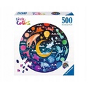 Puzzle 500 pcs - Cercle de couleurs Tropique  (copie)
