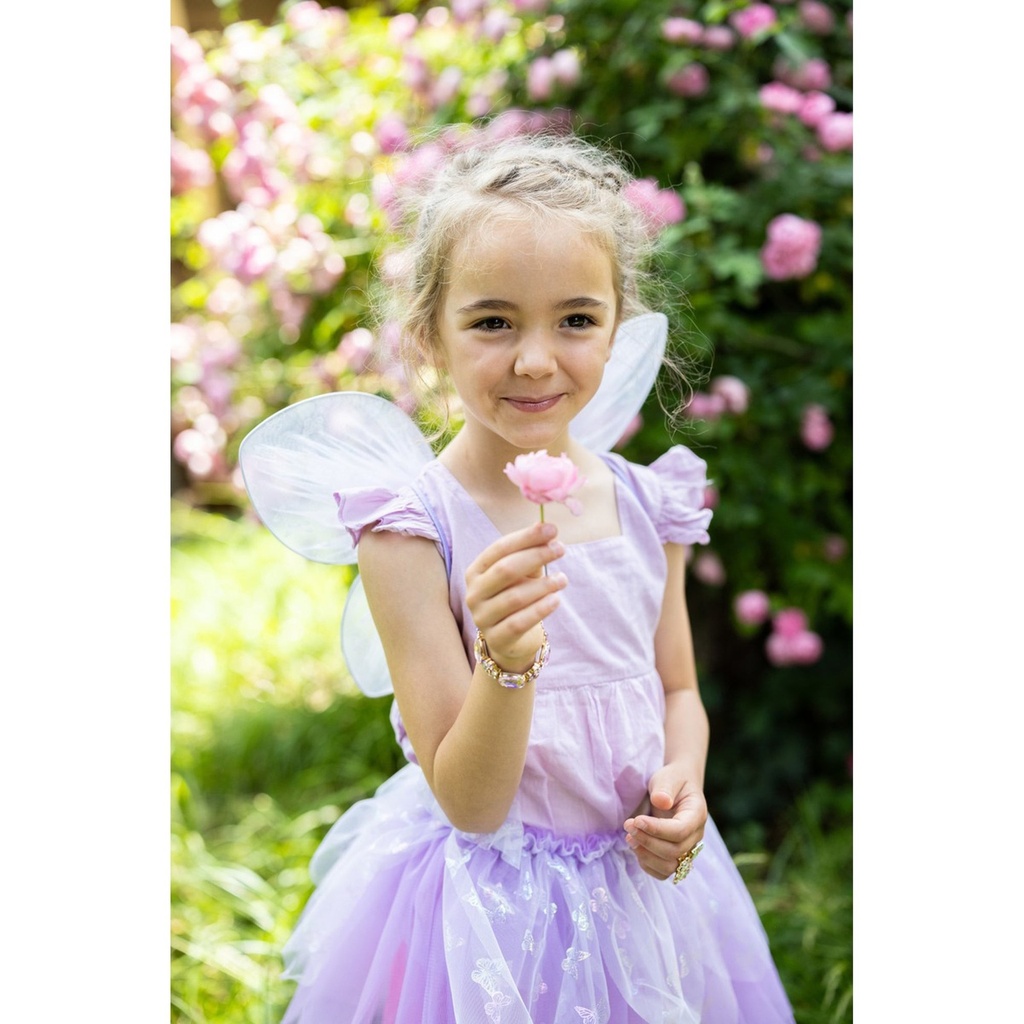 Butterfly Accessory Kit for Kids, Purple, Skirt, Wings and Wand