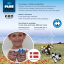 Plus-Plus Dragon - 100 Pieces - Creative Play Building Blocks Building Developing Toys for Kids STEM STEAM Produced in Denmark