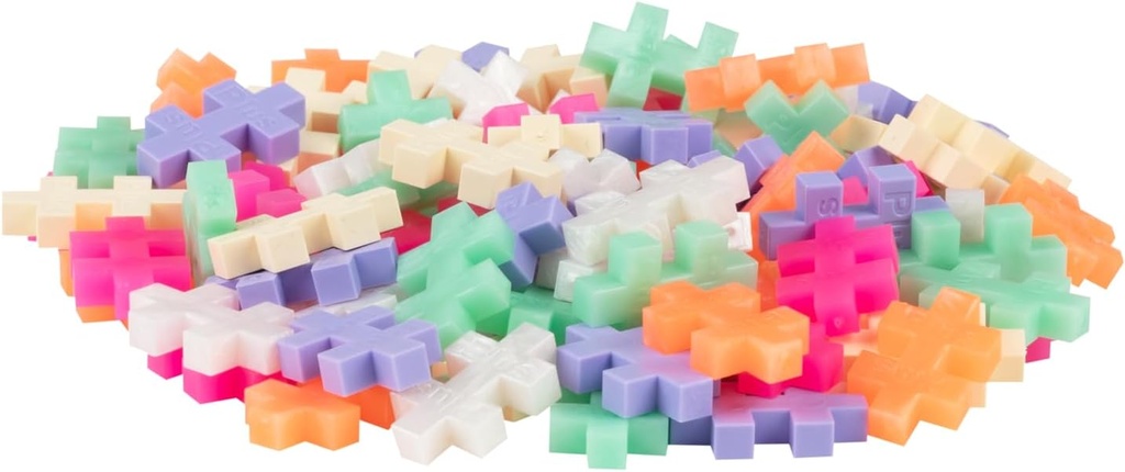 PLUS PLUS Building Blocks Toy - 100 Pc Kids Construction Toys Creative Learning Resources and STEM Play for Home and Travel - Girls and Boys Toys Age