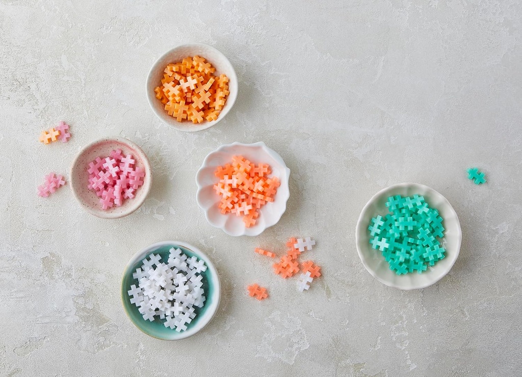 PLUS PLUS Building Blocks Toy - 100 Pc Kids Construction Toys Creative Learning Resources and STEM Play for Home and Travel - Girls and Boys Toys Age