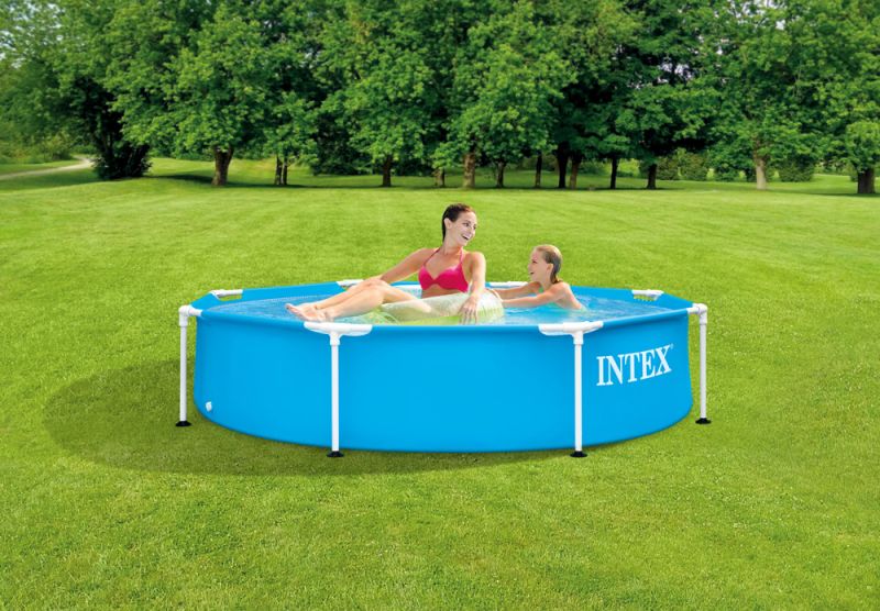 Intex 28205 Swimming Pool Metal Frame 244 X 51 Cm
