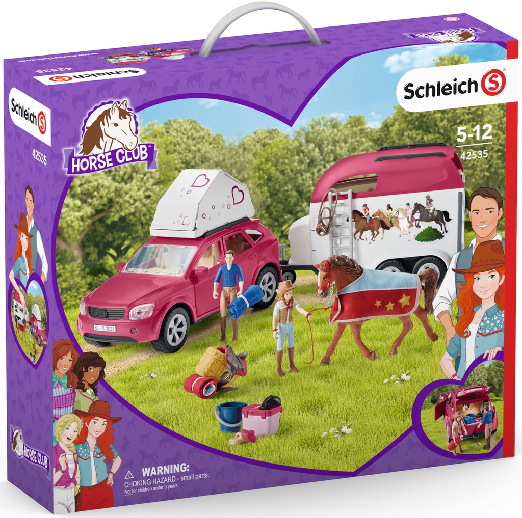 HORSE CLUB - Grand voyage équestre en voiture et remorque - SCHLEICH