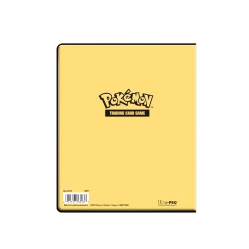 Ultra Pro   Pokemon: Pikachu 4-Pocket Portfolio   Trading Card Game Accessory
