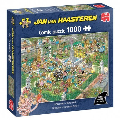 Jan Van Haasteren Comic Puzzle - BBQ Party