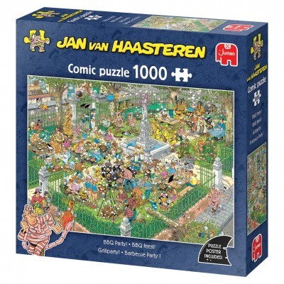 Jan Van Haasteren Comic Puzzle - BBQ Party