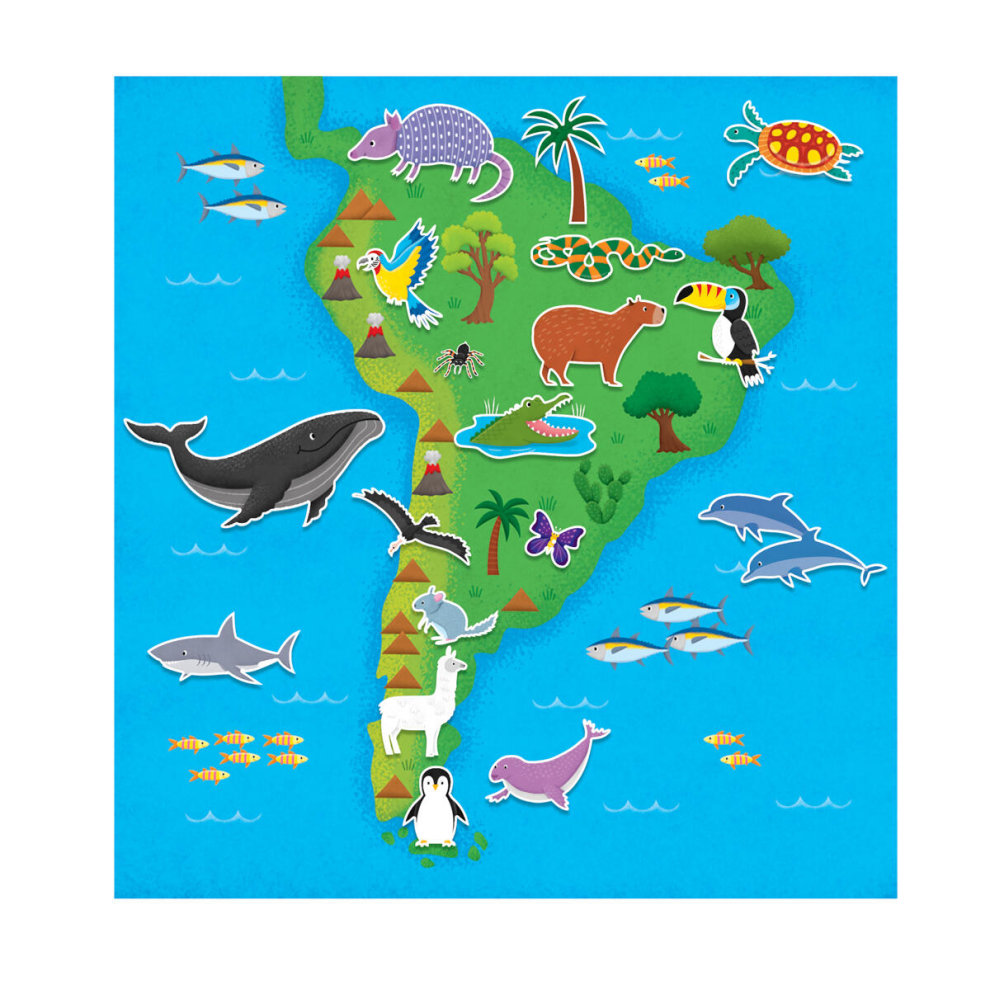 Livre de stickers repositionnables - Monde