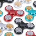 Bopster Metal Spinner, Handheld Tri-Fidget Spinner for Children and Adults, 4+ Minutes Spin Time, 73 G, Smooth Desk Toy for Stress Relief, Concentrati