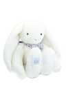 LAPIN FLEURETTE - Blanc 50cm