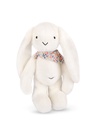 LAPIN FLEURETTE - Blanc 50cm