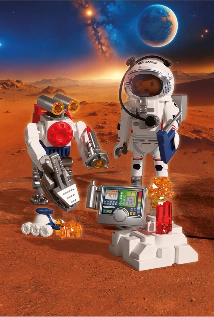 Playmobil European Space Agency 72014 Astronaut with Robot