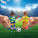 PLAYMOBIL   My Life   Voetbalarena   Speelveld Met Schietmechanisme En 2 Poorten   Voetbalspeelgoed Vanaf 4 Jaar   72056