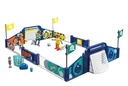 PLAYMOBIL   My Life   Voetbalarena   Speelveld Met Schietmechanisme En 2 Poorten   Voetbalspeelgoed Vanaf 4 Jaar   72056