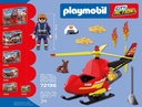 Playmobil Konstruktions-Spielset "Feuerwehr-Helikopter (72196), City Action" Made in Europe