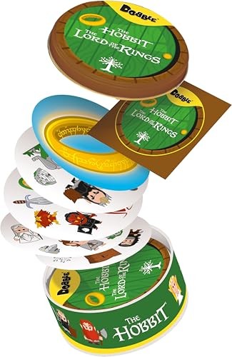 Asmodee - DOBBLE the Lord of the Rings – Card Game – Fast and Fun Party Game for the Whole Family, 2-8 Players, Ages 6+ – French/Dutch Version