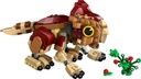 LEGO Jurassic World Baby Dinosaur Dolores: Aquilops - Play & Display Toy Dinosaur Figure - Incl. a Plant with Flowers - Gift for 7+ Year Old Boys Gir