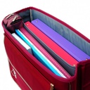 Grand cartable - Papillon rubis