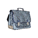 Grand Cartable - Paillettes Marine