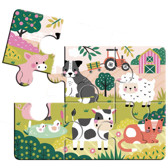 Mes 4 puzzles évolutifs pour découvrir les animaux