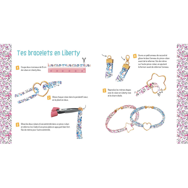 Mes bijoux d'amitié en Liberty