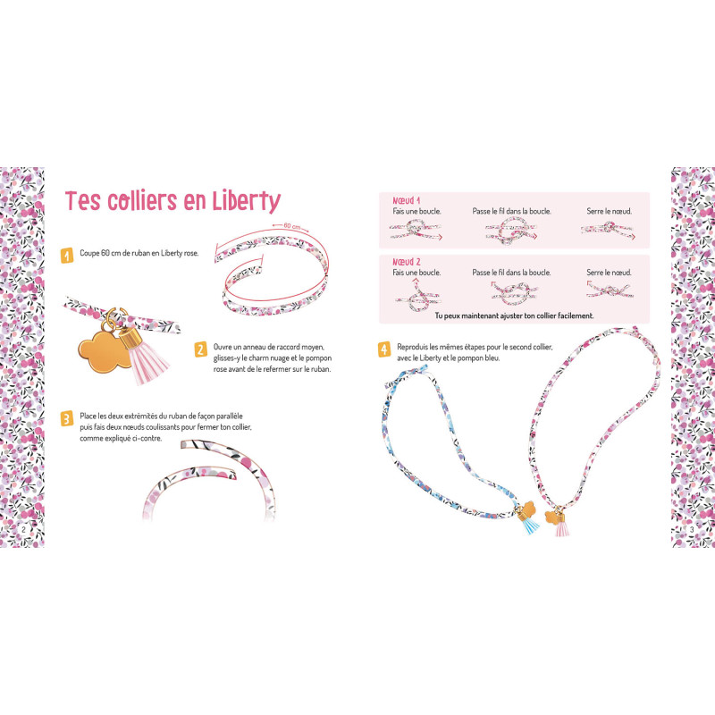 Mes bijoux d'amitié en Liberty