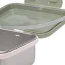 Lunch box inox Happy Prints olive clair