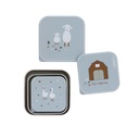 Snackbox set boite a gouter tiny farmer bleu