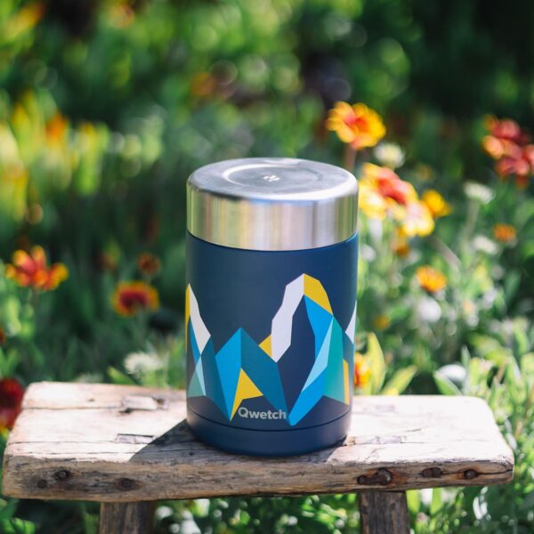 Boîte repas isotherme inox - Altitude - Bleu - 600ml