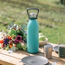 Bouteille isotherme inox - Pop - Bleu lagon - 1000ml