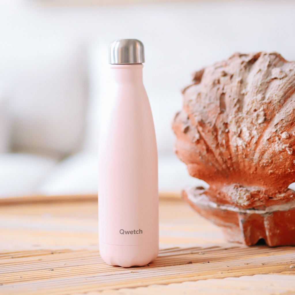 Bouteille isotherme inox - Pastel - Rose - 1000ml