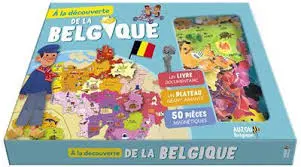 A la découverte de la Belgique (Livre +Plateau+50 magnets)