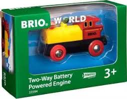 Brio locomotive à pile bi direction jaune
