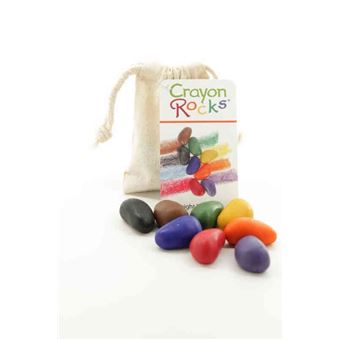 Rocks 8 crayons sac ecru