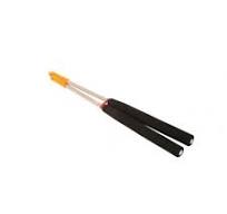 Baguettes diabolo alu manche noir