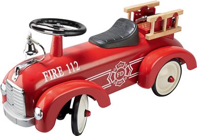 Porteur Pompier retro roleur