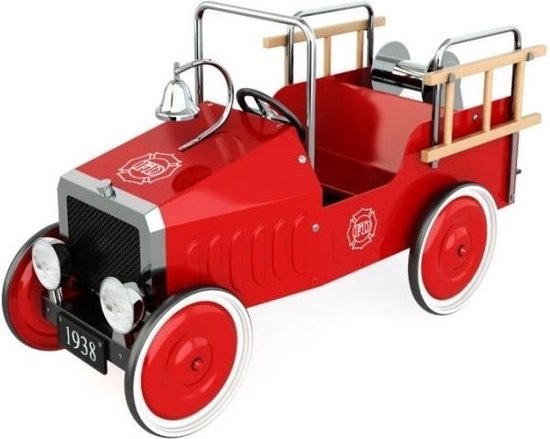 Voiture à pédales pompier