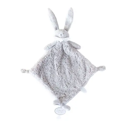 Doudou lapin Ella gris clair 35 cm