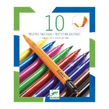 10 feutres pinceaux -  nouveau