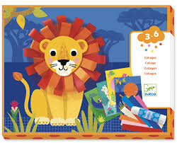 Collages avec des bouclettes