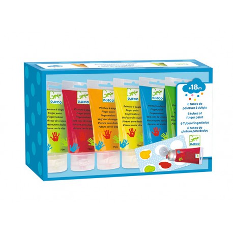 Djeco - Tubes de Peinture à Doigts