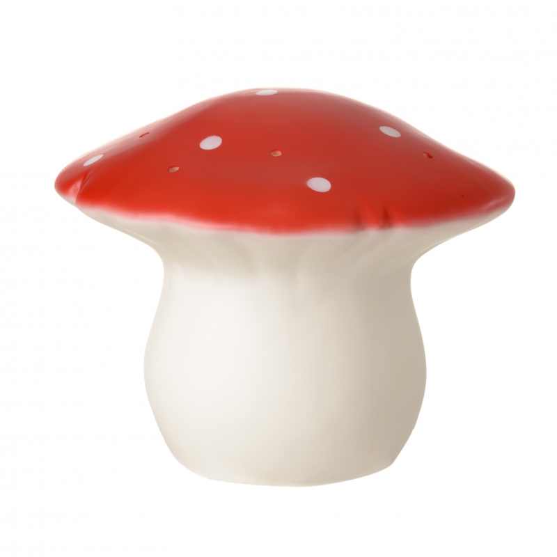 Lampe champignon moyen rouge