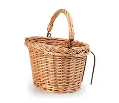 Panier de vélo en osier